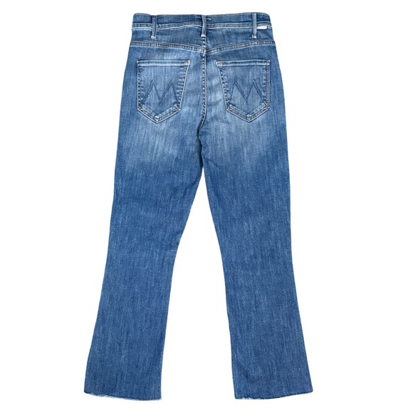 MOTHER The Hustler Ankle Fray Denim Jeans in Sweeter the Juice Blue Wash Size 27 - Picture 3 of 13